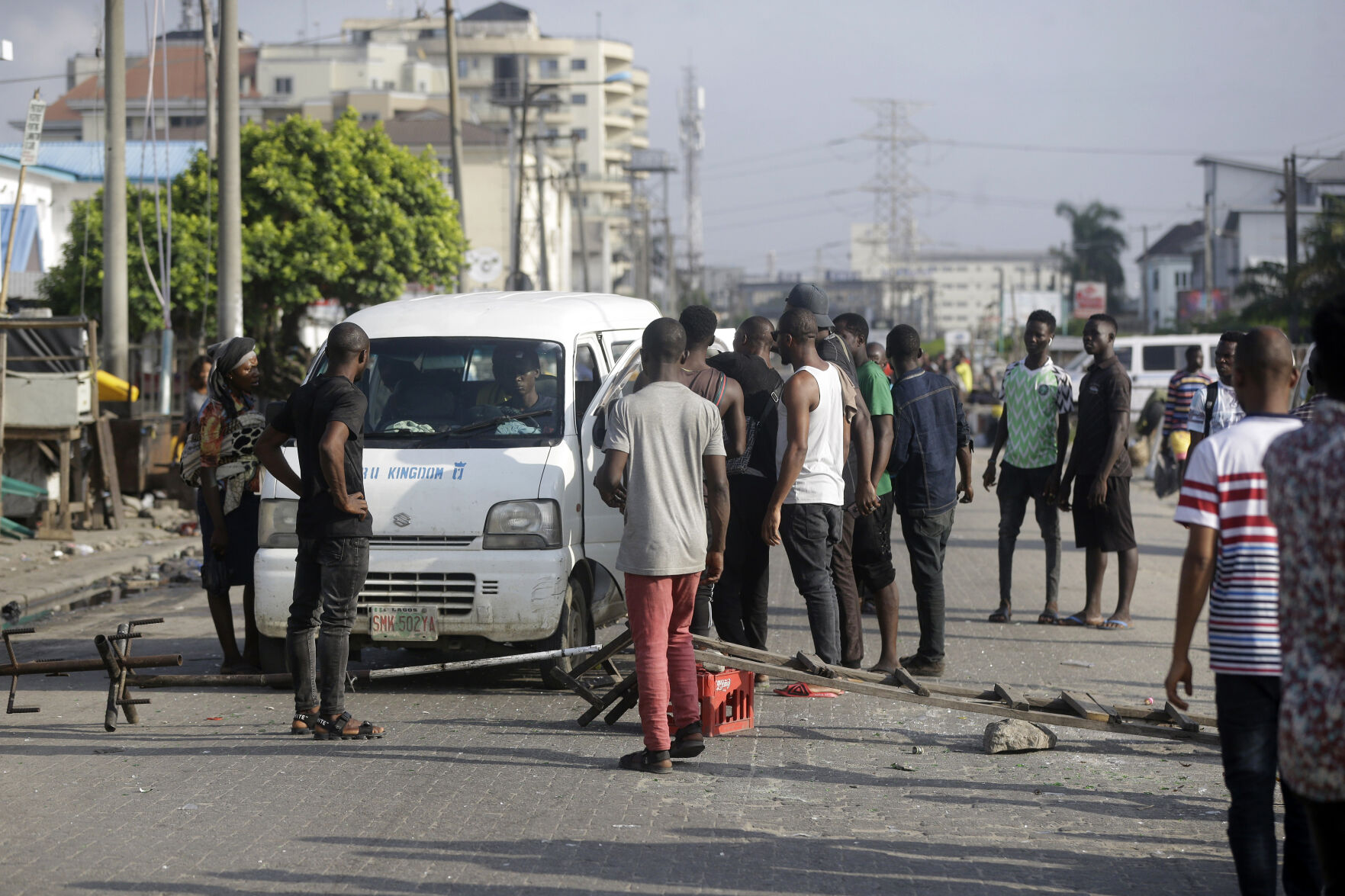 Nigeria Police Protest